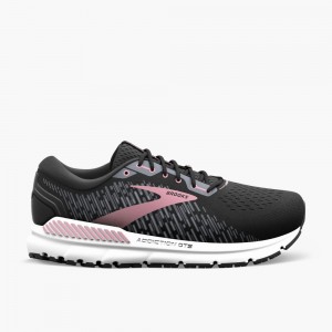 Brooks Addiction GTS 15 Stabila Löparskor Dam Svarta | LRKZH-7295