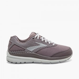 Brooks Addiction Walker Suede Promenadskor Dam Mörkgrå | SPOZF-7615