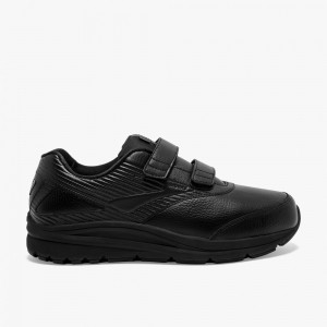 Brooks Addiction Walker V-Strap 2 Promenadskor Herr Svarta Svarta | HFAQN-8206