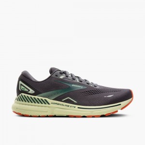 Brooks Adrenaline GTS 23 Lifestyle Skor Herr Gröna | QRSAC-6942