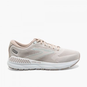 Brooks Ariel GTS 23 Stabila Löparskor Dam Grå Vita Bruna | RJUVQ-0196