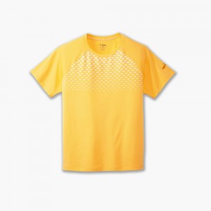 Brooks Atmosphere Short Sleeve 2.0 Blast Herr Orange | DZIEH-9312