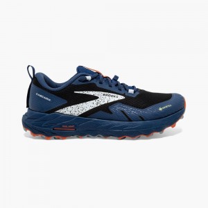 Brooks Cascadia 17 GTX Trailskor Herr Svarta Blå | ATHGZ-1506