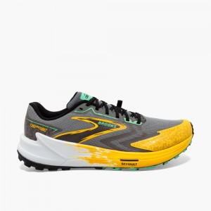 Brooks Catamount 3 Trailskor Herr Citron Olivgröna | USPLF-1732
