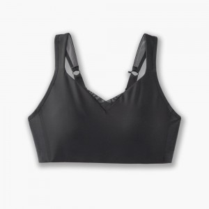 Brooks Convertible Sports Bra Sport BH Dam Asphalt | SFPZL-9284
