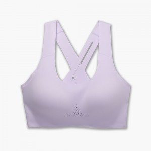 Brooks Crossback 2.0 Sports Bra Sport BH Dam Ljuslila | TVOWY-2093