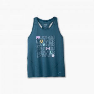 Brooks Distance Tank 3.0 Blast Dam Blå | TJISX-1283