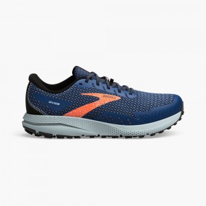 Brooks Divide 4 Trailskor Herr Blå Marinblå | IOJSV-3897