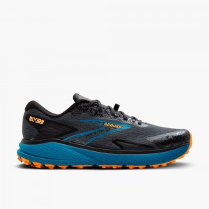 Brooks Divide 5 Trailskor Herr Blå Orange | ZNVXC-6382