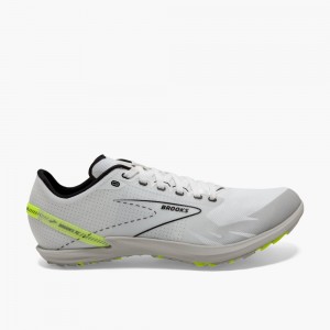 Brooks Draft XC Spikeless Racing Skor Herr Vita Svarta | IXPRW-2178