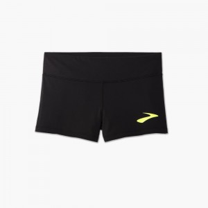 Brooks Elite 3 Short Tight Shorts Dam Svarta | THXIF-4398