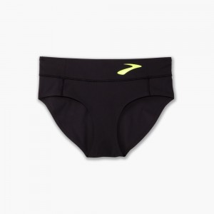 Brooks Elite Buns Shorts Dam Svarta | SIHEV-6847