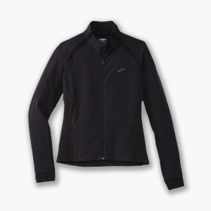 Brooks Fusion Hybrid Jacket Ytterkläder Dam Svarta | IUJSO-7649