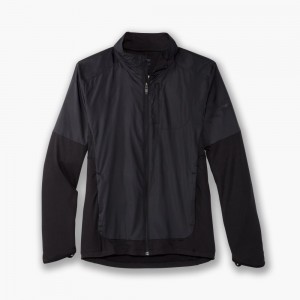 Brooks Fusion Hybrid Jacket Ytterkläder Herr Svarta | MCLQE-1402