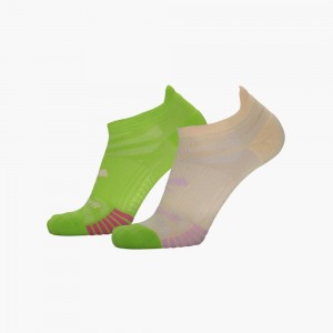 Brooks Ghost Lite No Show 2-Pack Strumpor Herr Bruna Ljusgröna Ljusgröna | EDULB-1842