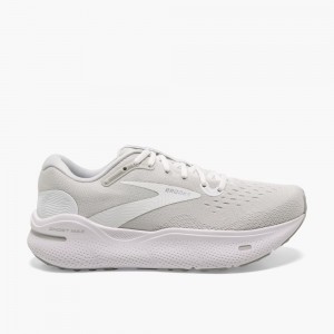 Brooks Ghost Max Stabila Löparskor Herr Vita Metal Silver | IFLEO-6378