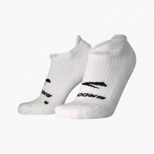 Brooks Ghost No Show Strumpor Dam Vita | SWZPE-4231
