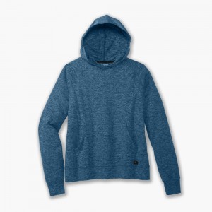 Brooks Luxe Hoodie Lifestyle Skor Dam Blå | SGWYT-7034