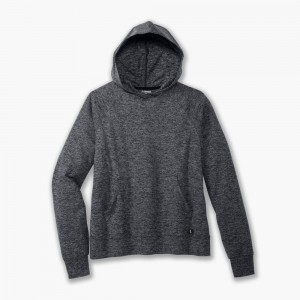 Brooks Luxe Hoodie Lifestyle Skor Dam Svarta | ZKYFA-0258