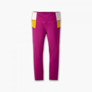 Brooks Method 3/4 Tight Byxor Dam Lila Bruna | HITFP-1908
