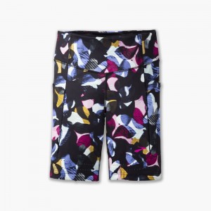 Brooks Method 8 Short Tight Shorts Dam Fast Floral Print | ZFIVB-3092