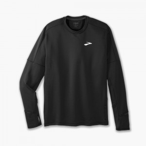 Brooks Notch Thermal Long Sleeve 2.0 Blast Herr Svarta | CIVWM-5620
