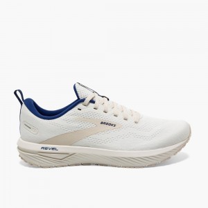 Brooks Revel 6 Lifestyle Skor Herr Vita Blå | KTBMR-0317