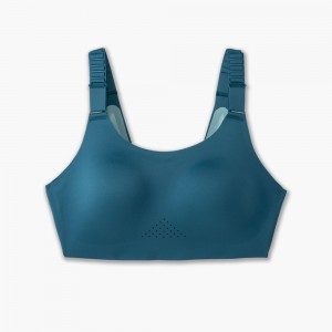 Brooks Scoopback 2.0 Sports Bra Sport BH Dam Blå Ljusturkos | FRWIX-7436