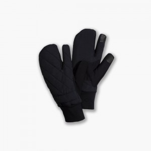 Brooks Shield Lobster Glove Tillbehör Dam Svarta | ZIAQD-5280