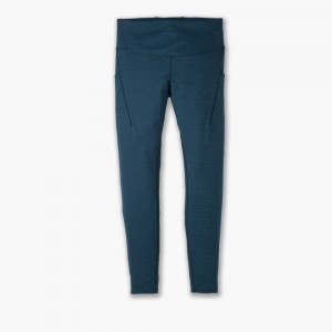 Brooks Spark Tight Byxor Dam Heather Ocean Drive | PISZA-6518